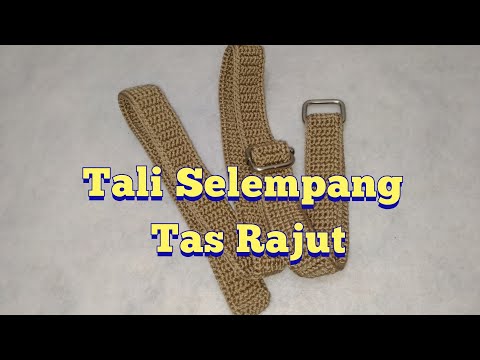 Tutorial Tali Tas Rajut Terbaru Crochet Bag Strap