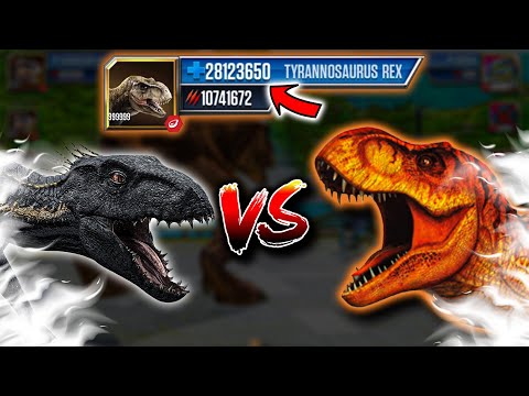 INDORAPTOR vs T-REX LEVEL 999 | Jurassic World: The Game