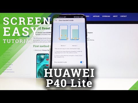 How to Enable One Hand Mode in HUAWEI P40 Lite – One-handed Feature