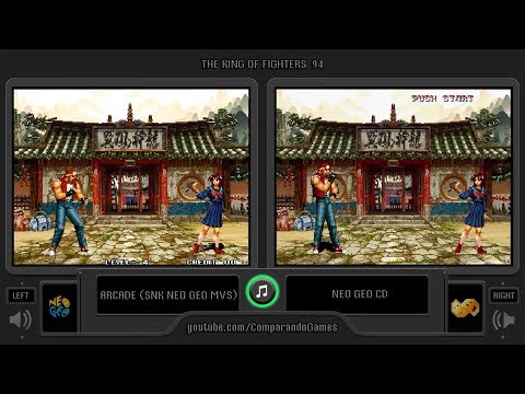 The King of Fighters '94 (Arcade vs Neo Geo Cd) Side by Side Comparison