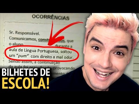 AS ADVERTÊNCIAS DE ESCOLA MAIS ENGRAÇADAS [+13]