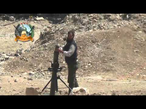 استهداف  لقوات النظام بقذائف الهاون من قبل كتيبة سيف الحق الدمشقي في دمشق