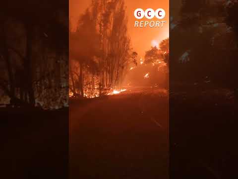 🇨🇱 Wildfire Out of Control in San Pedro de Melipilla, Chile