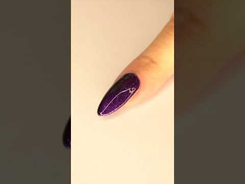 Ημιμόνιμο Βερνίκι Νυχιών Amethyst Aura Νο 152 Μωβ Glitter 10ml