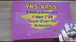 "Edebiyatımızda A'dan Z'ye Yazar-Eser-Tür Kılavuzu" kitabı nasıl kulla