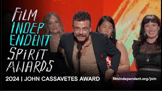 FREMONT wins the JOHN CASSAVETES AWARDS at the 2024 Film Independent Spirit Awards