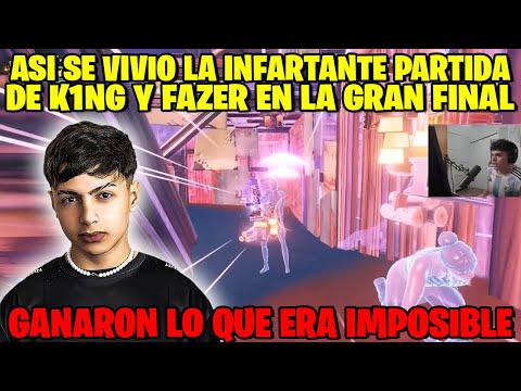 ASI SE VIVIO LA PARTIDA MAS INFARTANTE DE K1NG Y FAZER EN LA GRAN FINAL DE LA FNCS