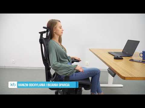 Ergosolid Gualtiero-1000  Niezwykle ergonomiczny fotel biurowy z pełną regulacją