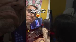 Tudo mundo engajado na Live Shop