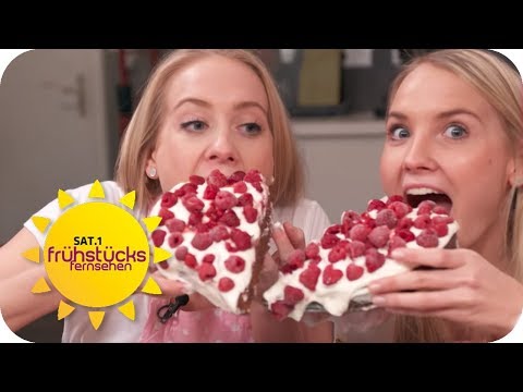 Perfekter Nachtisch: Herzkuchen mit kalten Himbeeren | SAT.1 Frühstücksfernsehen | TV