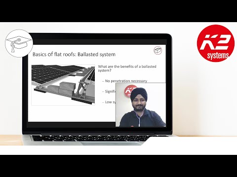 Webinar EN (India/ASEAN): Flat roof systems and introduction to K2 Base (03.04.2020)