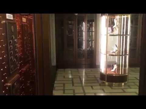 Inside Harrods department store, Knighstbridge, London- Sublimely elegant 1930's Elevators- 02/07/16