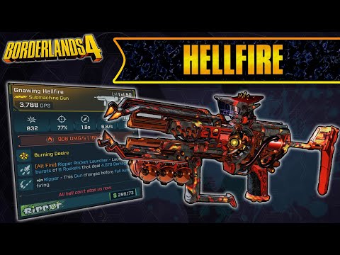 Borderlands 4 | Hellfire Legendary Weapon Guide (Extreme Fire Damage!)