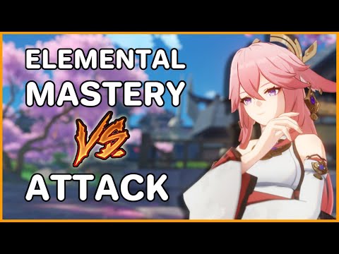 Should you go for EM or Attack on Yae Miko? | Genshin Impact