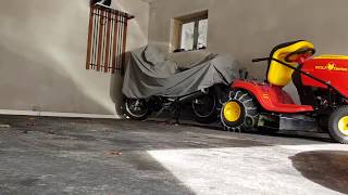 Update 4: Garagenboden schnell, einfach und haltbar sanieren? PVC-Fliesen nach dem Winter.