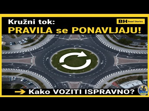 Ponavljanje pravila u kružnom toku – Kako voziti ispravno? | BH Road Stories 🚗