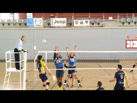 Primera derrota del sènior del Volei Roquetes a la fase d'ascens