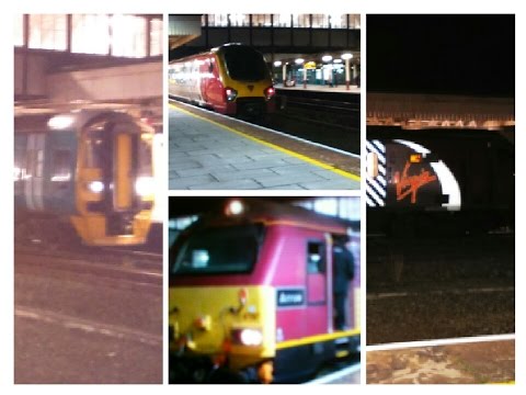 Half an Hour at (141) - Rhyl Station 23.10.2015 - Class 67 158 221 - DBS Virgin Arriva