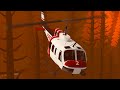 Fighting forest fires with HELICOPTERS - Roblox Firestorm