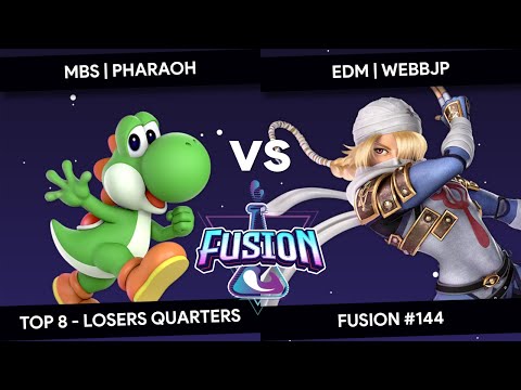 Fusion #144 - Pharaoh (Yoshi) vs WebbJP (Sheik) - Top 8 - Losers Quarters