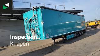 Knapen Trailers K100 Powersheet 10mm 92m3 Lift Axle walking floor | Billede 4 - Autoline