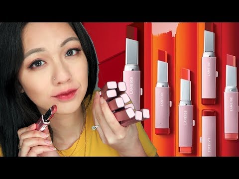 투톤 매트 립 바 LANEIGE Two Tone Matte Lip Bar |FULL SWATCHES & REVIEW