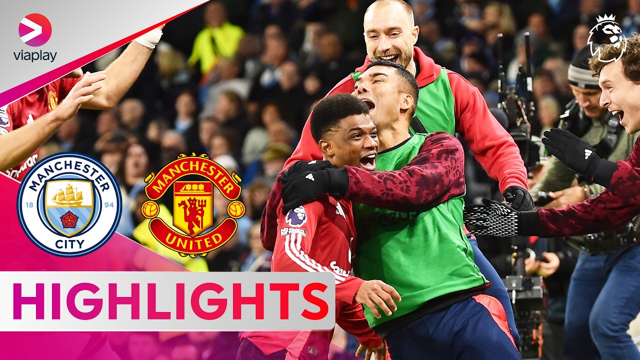 WAT GEBEURT HIER!?🤯 KRANKZINNIGE SLOTFASE IN MANCHESTER!! 😱🔥 | City - United | Premier League 24/25