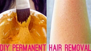 DIY Hair Removal Mask At Home | Face & Body (100% Works) Naturally + Permanently