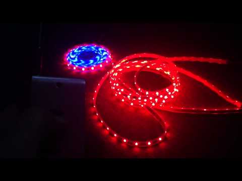 Full color led strip with chasing effects