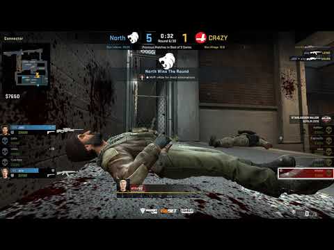 ESports - CS:GO, North vs CR4ZY, StarLadder Major 2019 Main Qualifier (24th of August 2019), Trai...