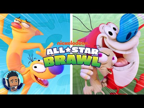 Ren & Stimpy + CatDog Join the Battle! Nickelodeon AllStar Brawl | runJDrun