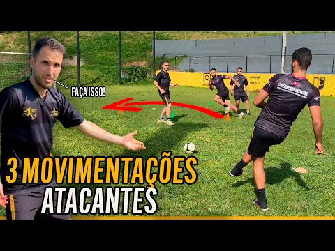 3 MOVIMENTAÇÕES PARA ATACANTES NO FUTEBOL