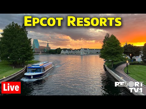 🔴Friday Night Live at the Epcot Resorts - 9-26-25 - Walt Disney World Live Stream