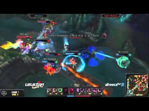 Dark Wolves vs Winners 하이라이트 2015 LOL 챌린저스 코리아 섬머 라운드1