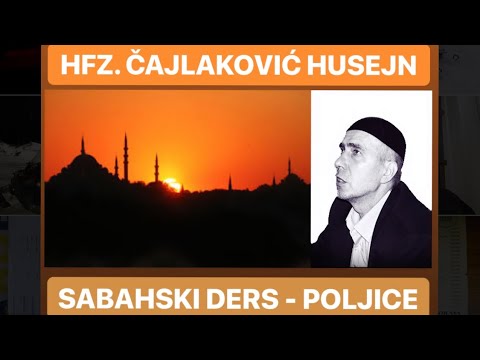 "Ko su sretni a ko nesretni? Zasto se razilazimo?" Sabahski ders 07.08.2019.