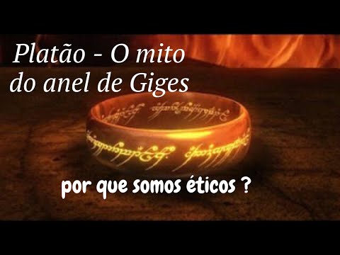 O ANEL DE GIGES, mito platônico sobre Ética
