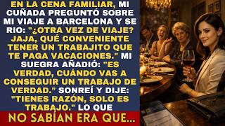 Mi Familia Política Se Burló de Mi "Trabajito" — Hasta Que Me Vieron Dando la Conferencia