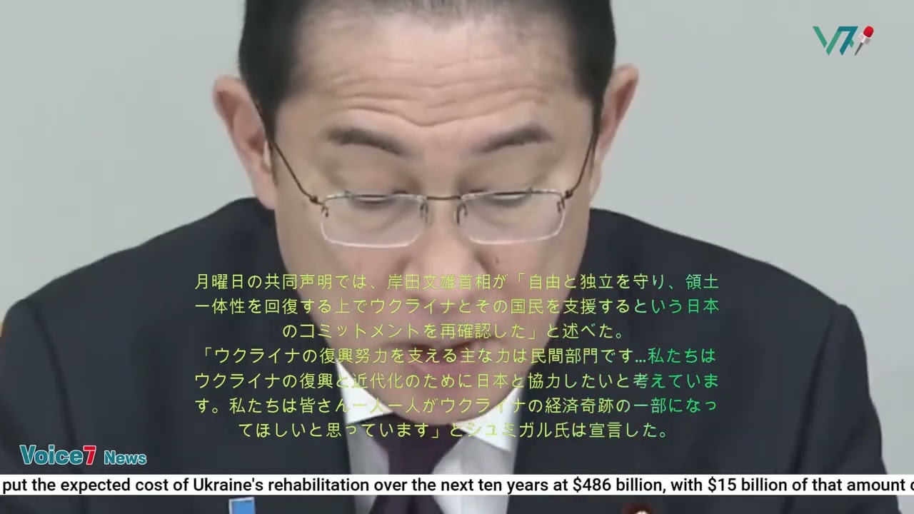 PM of Ukraine requests aid for rebuilding from Japan