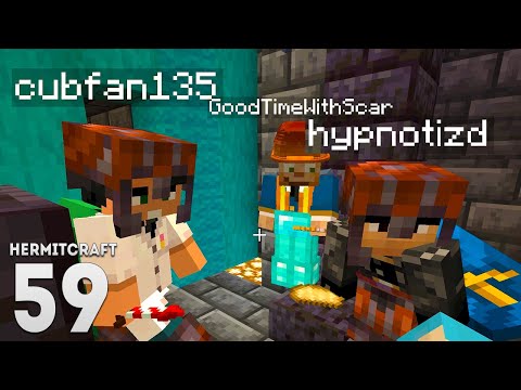 Hermitcraft 9 - Ep. 59: FUN WITH CUB, SCAR, & HYPNO! (Minecraft 1.20 Let's Play)