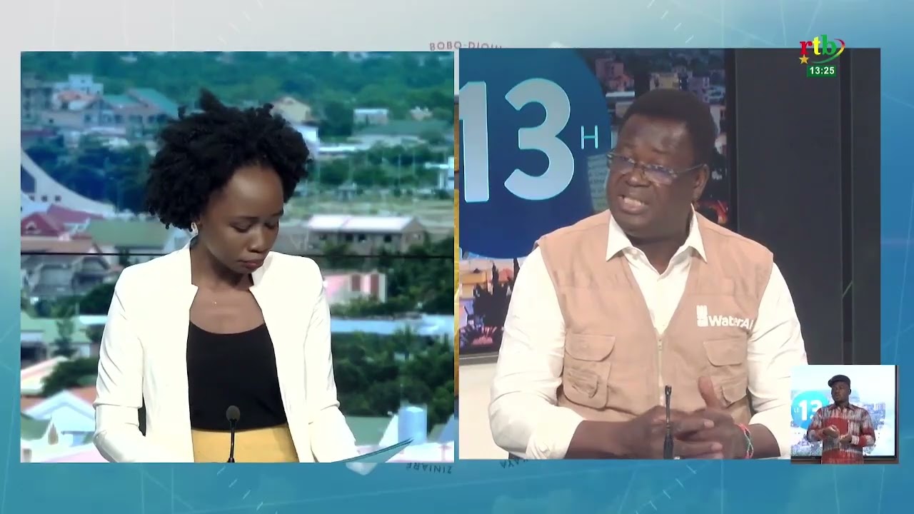 Invité du JT de 13H: Célestin Pouya, Directeur du département plaidoyer & campagne Water Aid/Burkina