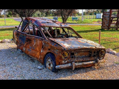 Roncsok 60. - Dunából kihúzott Lada 3. | Az autó végső nyughelye