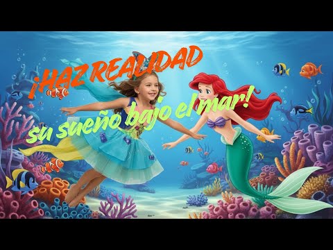 Sumérgete En La Magia- Vestido De Fantasía De La Sirenita ♀
