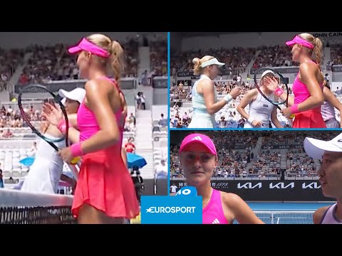 DRAMA! Lyudmyla Kichenok SNUBS Kristina Mladenovic after fiery doubles clash at Australian Open 👀