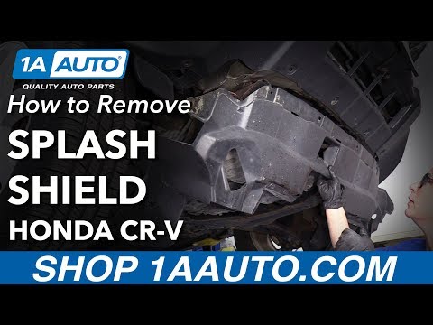 How to Replace Under Car Splash Shield 07-11 Honda CR-V