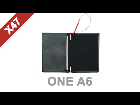 X47 ONE A6 - Ein feiner Planer oder ein edles Notizbuch - maximal reduziert.