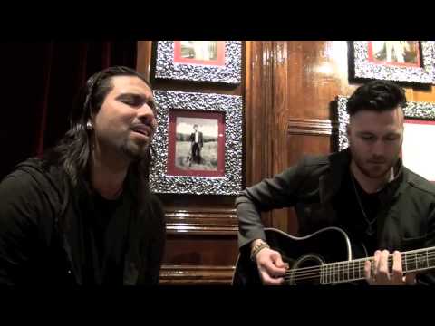 POP EVIL " TORN TO PIECES " ACOUSTIC SONG @ HARD ROCK CAFE PARIS BY ROCKNLIVE PROD