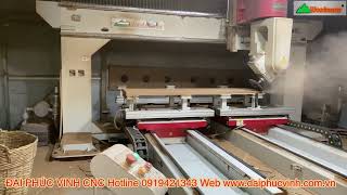 Máy Cnc 3D 5 trục Woodmaster gia công phay vát cạnh tạo mộng bán nguyệt Lamello
