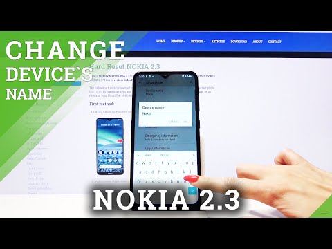 How to Change Device Name on Nokia 2.3 – Rename Smartphone