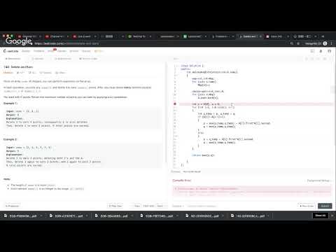 【每日一题】740 Delete and Earn, 05/16/2019