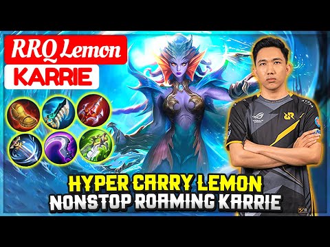 Hyper Carry Lemon, Nonstop Roaming Karrie [ RRQ Lemon Karrie ] Biru - Mobile Legends